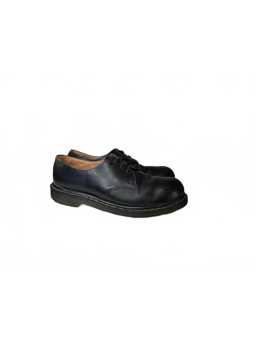 VTG Dr. Martens 1925 Black Leather Oxford Shoes Size 13 Made in England